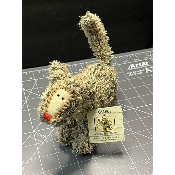 NWT Stitches Plush Dog T-Bone of Fast Chases 12" 2002 Lynsey Paterson Design - Picture 1 of 10